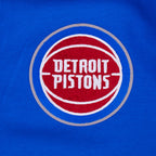 NBA DETROIT PISTONS CLASSIC CHENILLE MEN'S FULL ZIP HOODIE (ROYAL BLUE)