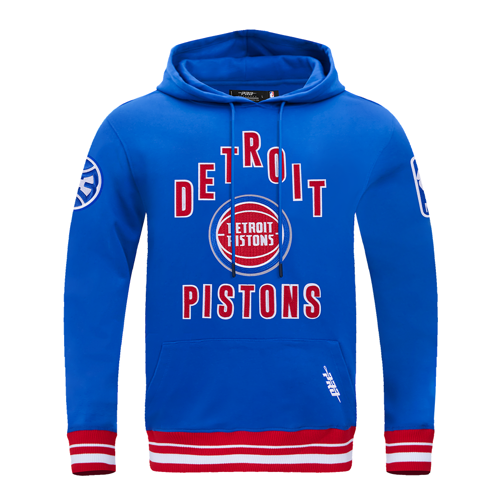 NBA DETROIT PISTONS ON TOP CHANDAIL À CAPUCHON POUR HOMME (BLEU ROYAL/ROUGE)
