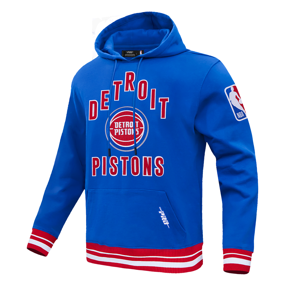 NBA DETROIT PISTONS ON TOP CHANDAIL À CAPUCHON POUR HOMME (BLEU ROYAL/ROUGE)