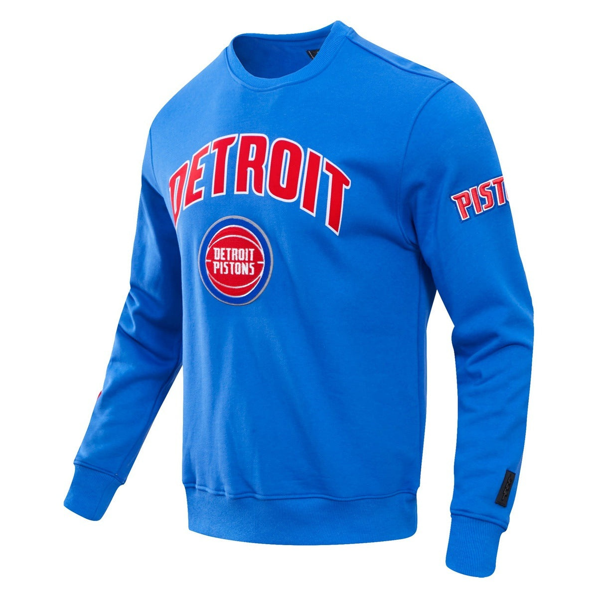 NBA DETROIT PISTONS CLASSIC MEN'S CREWNECK (ROYAL BLUE)
