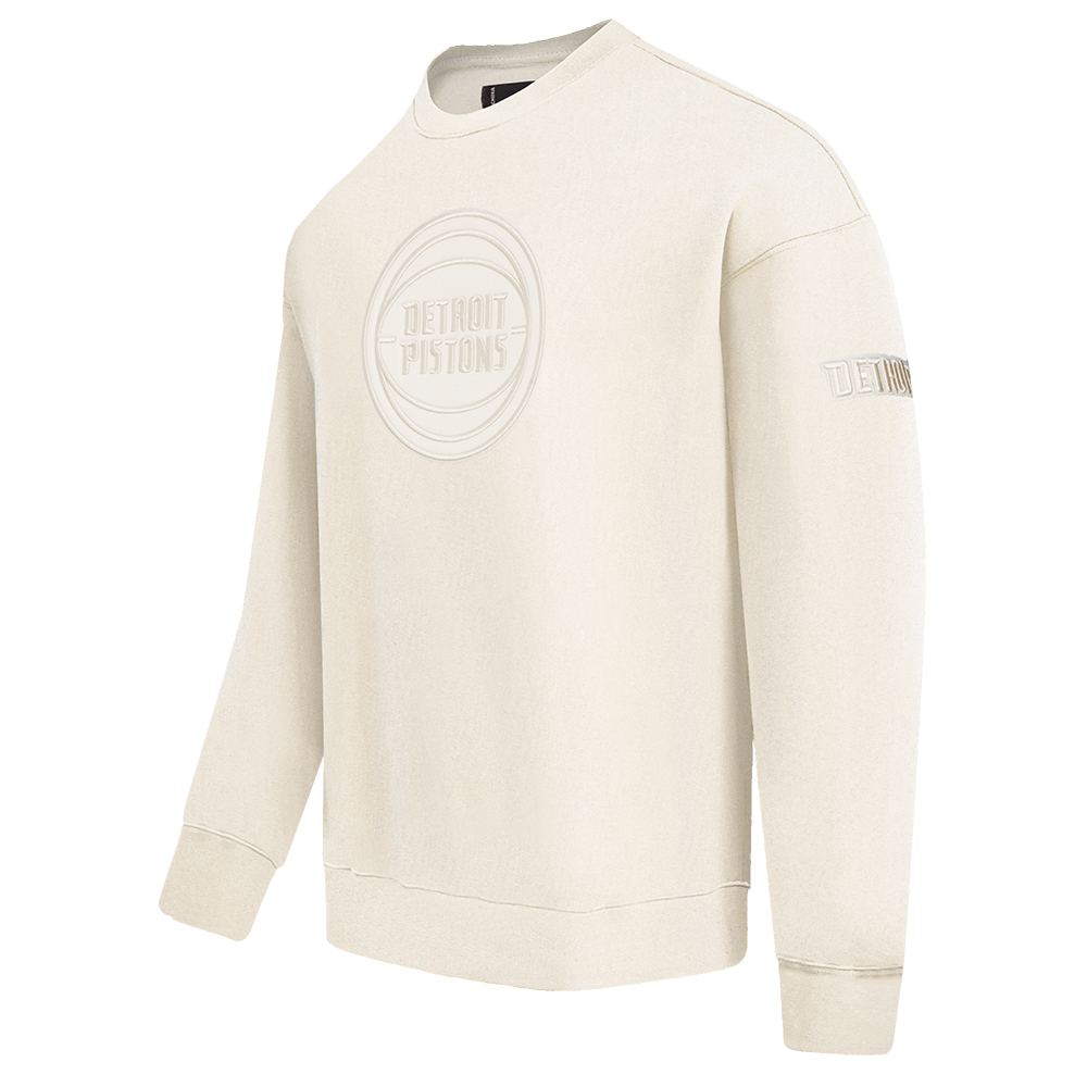 NBA DETROIT PISTONS NEUTRAL DROP SHOULDER MEN'S CREWNECK (MOSS)