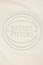 NBA DETROIT PISTONS NEUTRAL CHANDAIL À COL ROND EN MOLLETON À ÉPAULES TOMBANTES (COQUILLE D'ŒUF)