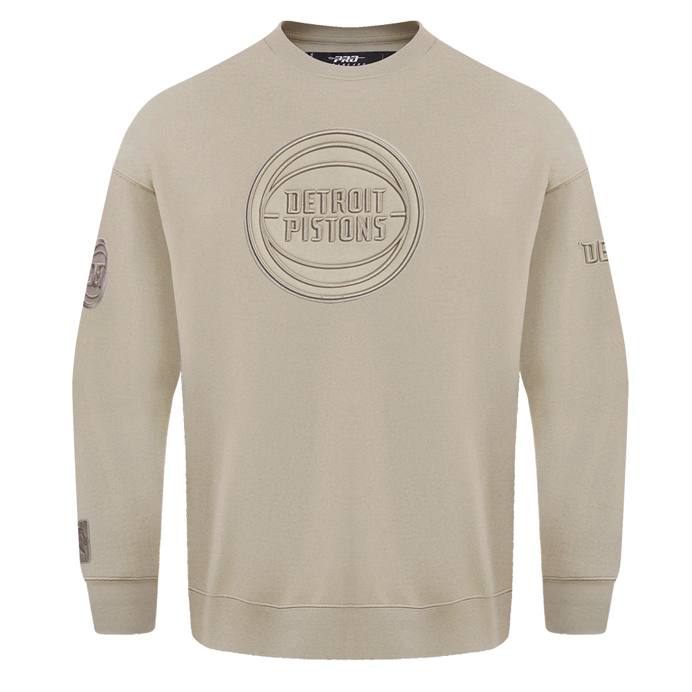NBA DETROIT PISTONS NEUTRAL DROP SHOULDER MEN'S CREWNECK (MOSS)