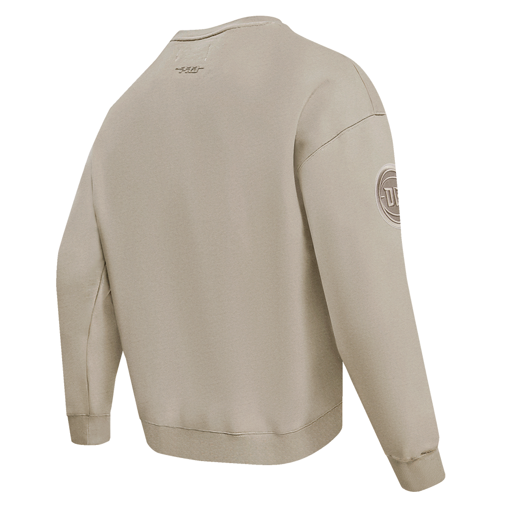 NBA DETROIT PISTONS NEUTRAL DROP SHOULDER MEN'S CREWNECK (MOSS)