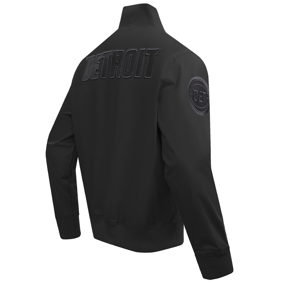 NBA DETROIT PISTONS NEUTRAL BLOUSON EN SERGÉ POUR HOMME (NOIR)