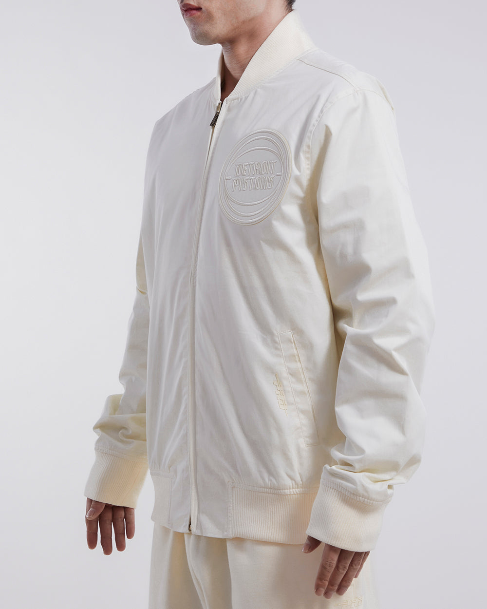 NBA DETROIT PISTONS NEUTRAL BLOUSON EN SERGÉ POUR HOMME (COQUILLE D'ŒUF)
