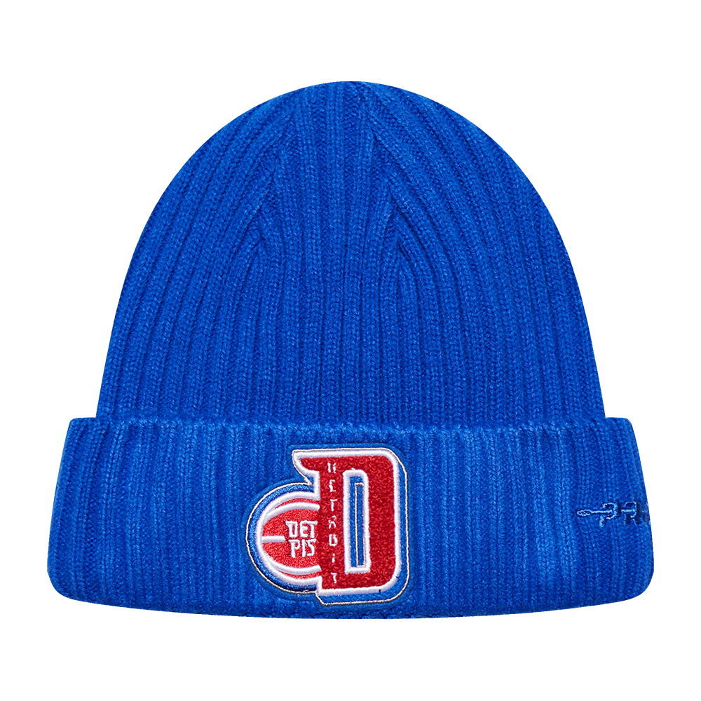 NBA DETROIT PISTONS MASH UP TUQUE PRO À REVERS DOUBLÉE DE MOLLETON POLAIRE (BLEU ROYAL)