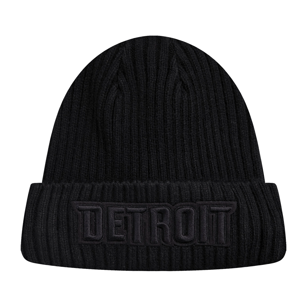 NBA DETROIT PISTONS NEUTRAL BEANIE (BLACK)