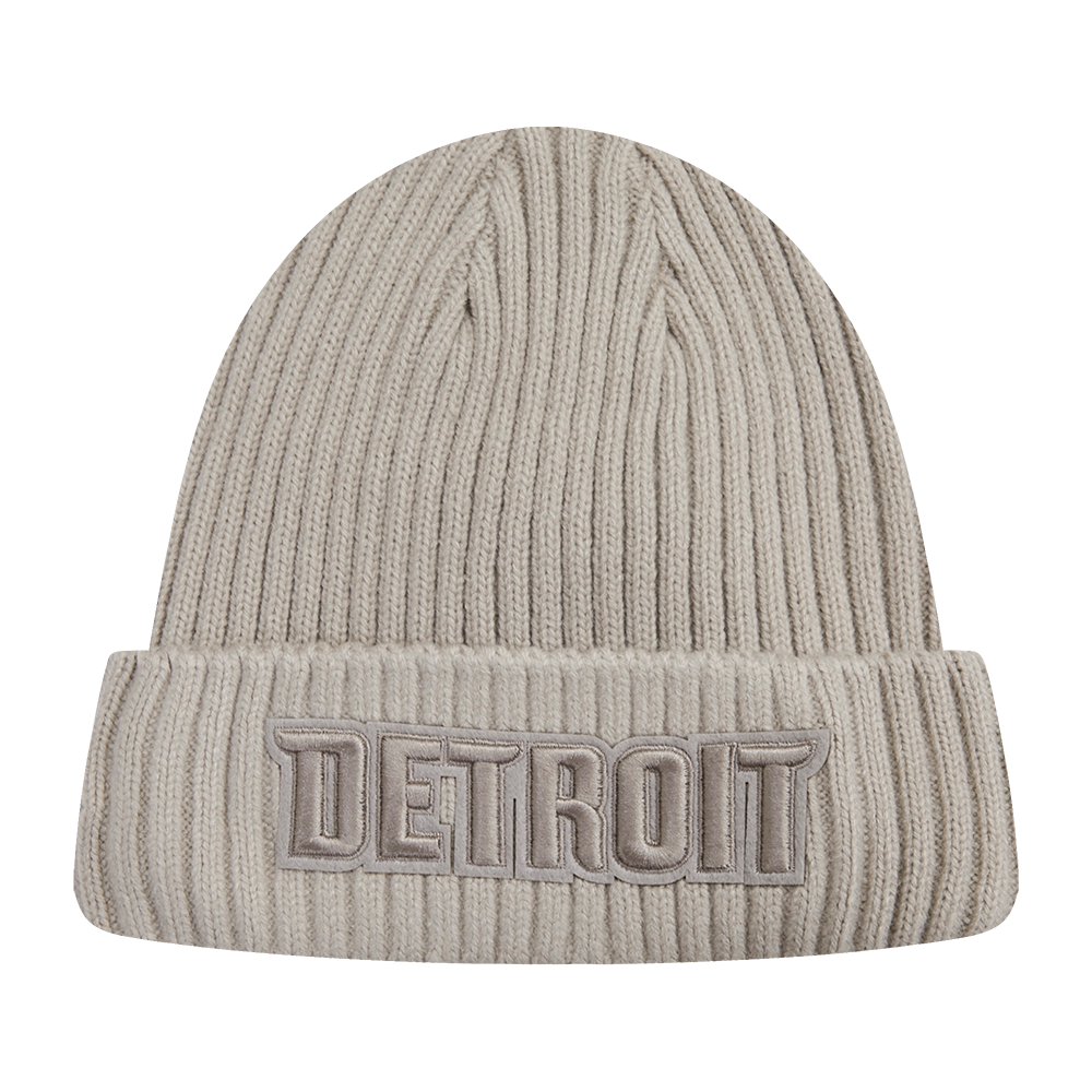 NBA DETROIT PISTONS NEUTRAL BEANIE (TAUPE)
