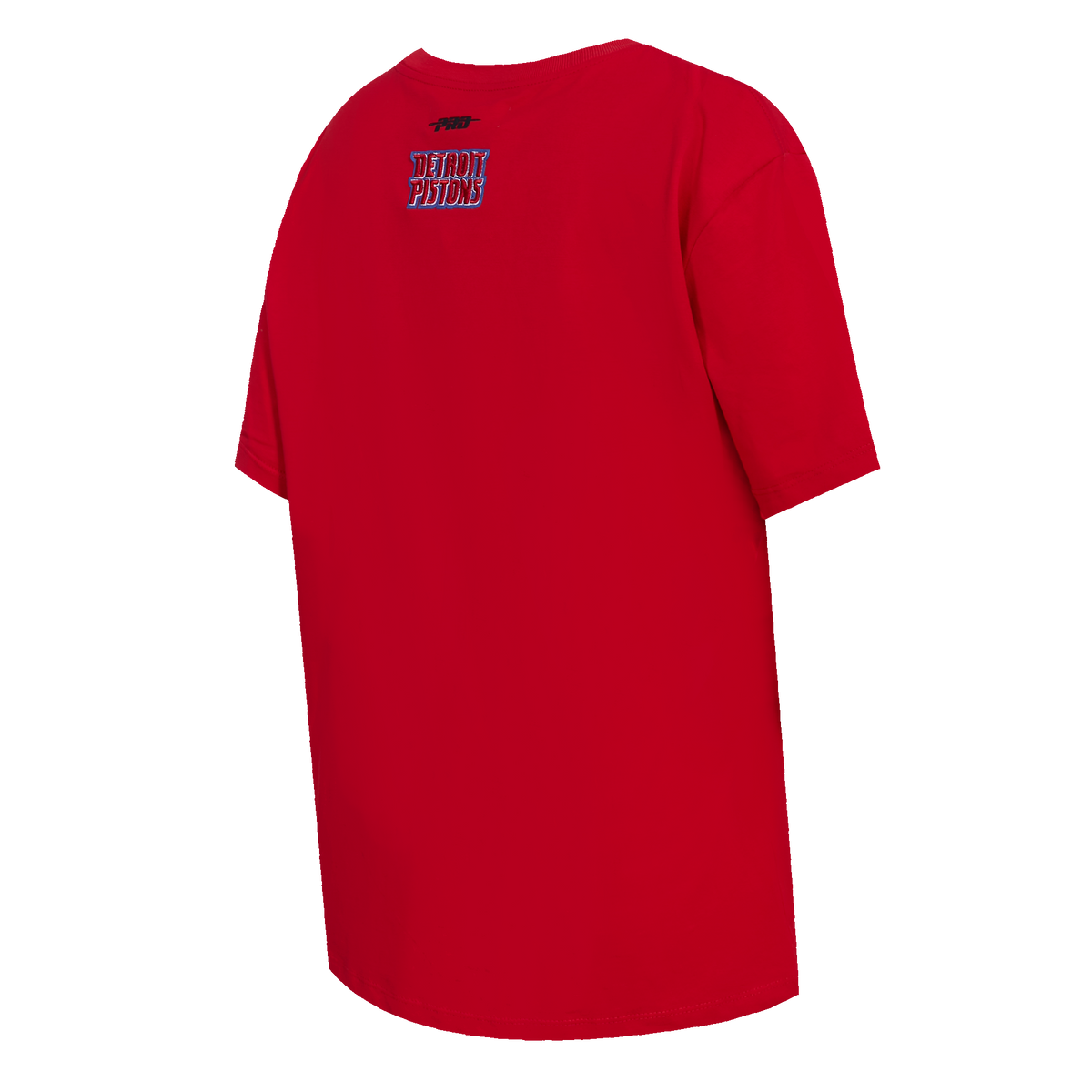 NBA DETROIT PISTONS SCRIPT TAIL T-SHIRT DE COUPE BOYFRIEND POUR FEMME (ROUGE)
