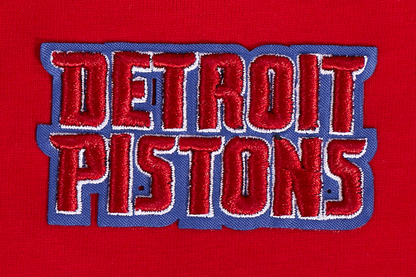 NBA DETROIT PISTONS SCRIPT TAIL T-SHIRT DE COUPE BOYFRIEND POUR FEMME (ROUGE)