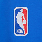 NBA DETROIT PISTONS CLASSIC CHENILLE WOMEN'S SJ BOXY TEE (ROYAL BLUE)