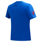 NBA DETROIT PISTONS CLASSIC T-SHIRT AJUSTÉ POUR FEMME (BLEU ROYAL)