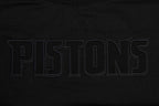 NBA DETROIT PISTONS NEUTRAL T-SHIRT À COUPE CARRÉE POUR FEMME (NOIR)
