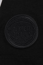 NBA DETROIT PISTONS NEUTRAL T-SHIRT À COUPE CARRÉE POUR FEMME (NOIR)