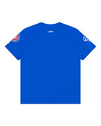 NBA DETROIT PISTONS CLASSIC T-SHIRT EN JERSEY SIMPLE POUR GARÇON JUNIOR (BLEU ROYAL)