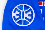 NBA DETROIT PISTONS CLASSIC T-SHIRT EN JERSEY SIMPLE POUR GARÇON JUNIOR (BLEU ROYAL)