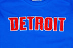 NBA DETROIT PISTONS CLASSIC T-SHIRT EN JERSEY SIMPLE POUR GARÇON JUNIOR (BLEU ROYAL)