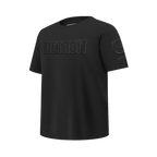 NBA DETROIT PISTONS TRIPLE BLACK BIG BOY'S SS TEE (BLACK)