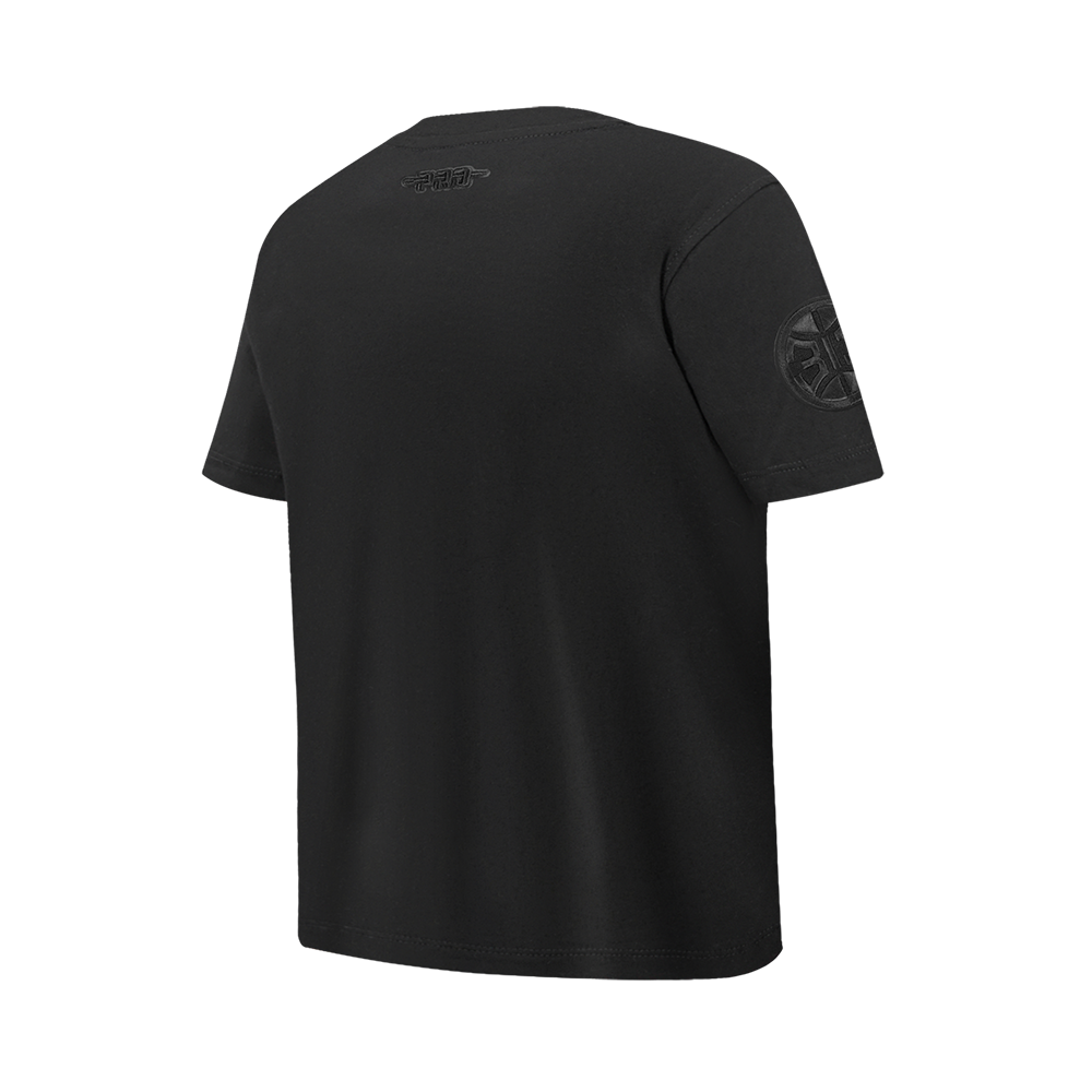 NBA DETROIT PISTONS TRIPLE BLACK BIG BOY'S SS TEE (BLACK)
