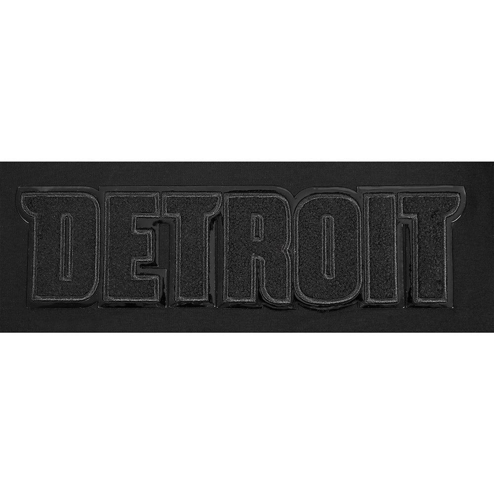 NBA DETROIT PISTONS TRIPLE BLACK BIG BOY'S SS TEE (BLACK)