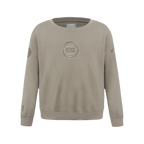 NBA DETROIT PISTONS NEUTRAL BIG BOY'S FLC CREWNECK (TAUPE)
