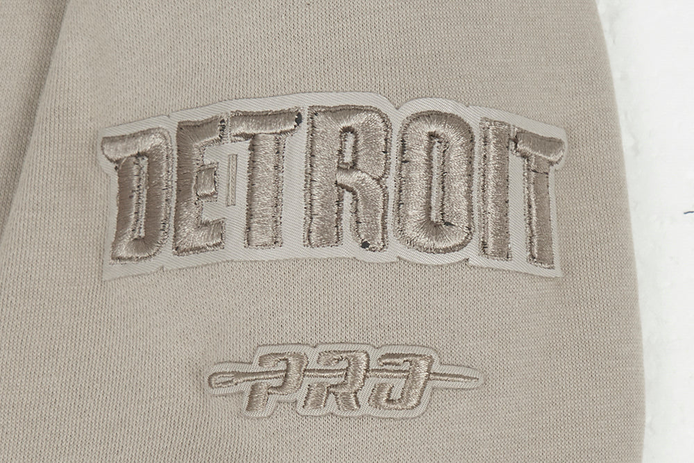 NBA DETROIT PISTONS NEUTRAL BIG BOY'S FLC CREWNECK (TAUPE)