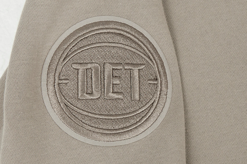 NBA DETROIT PISTONS NEUTRAL BIG BOY'S FLC CREWNECK (TAUPE)