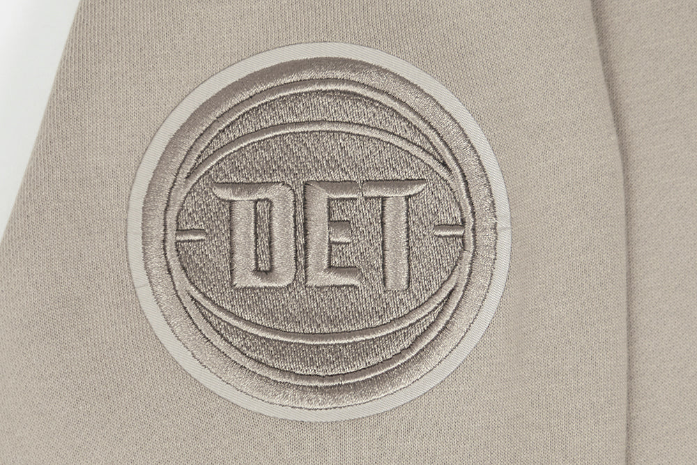 NBA DETROIT PISTONS NEUTRAL BIG BOY'S FLEECE PULLOVER HOODIE (TAUPE)