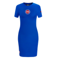 NBA DETROIT PISTONS CLASSIC ROBE MOULANTE POUR FEMME (BLEU ROYAL)