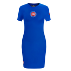 NBA DETROIT PISTONS CLASSIC ROBE MOULANTE POUR FEMME (BLEU ROYAL)