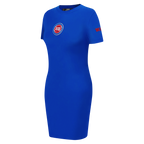 NBA DETROIT PISTONS CLASSIC ROBE MOULANTE POUR FEMME (BLEU ROYAL)