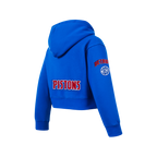 NBA DETROIT PISTONS CLASSIC BIG GIRL'S FLC FZ HOODIE (ROYAL BLUE)