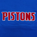 NBA DETROIT PISTONS CLASSIC BIG GIRL'S FLC FZ HOODIE (ROYAL BLUE)