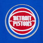 NBA DETROIT PISTONS RETRO CLASSIC BIG GIRL'S RIB FLC PO HOODIE (ROYAL BLUE/RED)