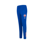 NBA DETROIT PISTONS CLASSIC BIG GIRL'S LEGGING (ROYAL BLUE)