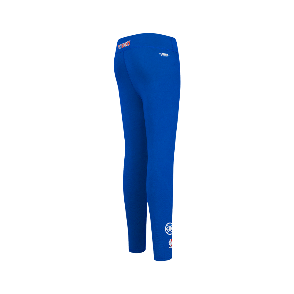 NBA DETROIT PISTONS CLASSIC BIG GIRL'S LEGGING (ROYAL BLUE)