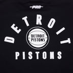 NBA DETROIT PISTONS  WOMEN'S CREWNECK SWEATSHIRT (BLACK)