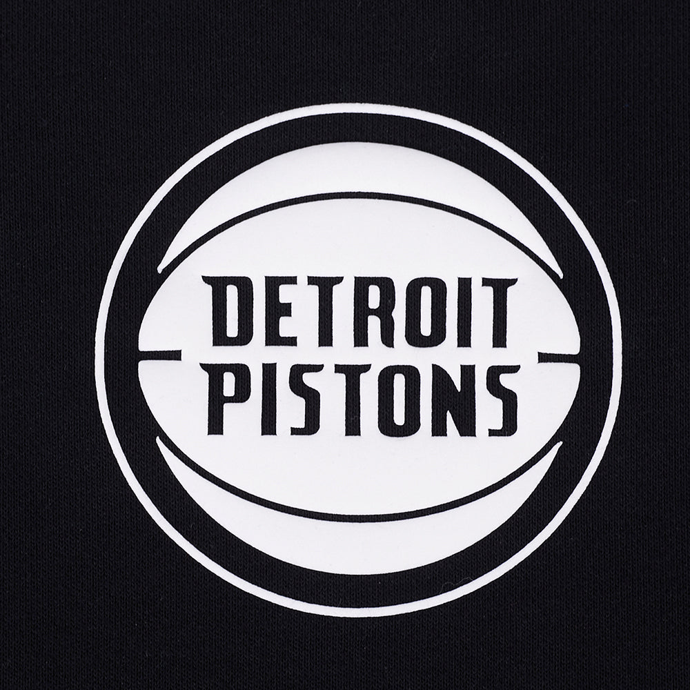 NBA DETROIT PISTONS  WOMEN'S CREWNECK SWEATSHIRT (BLACK)