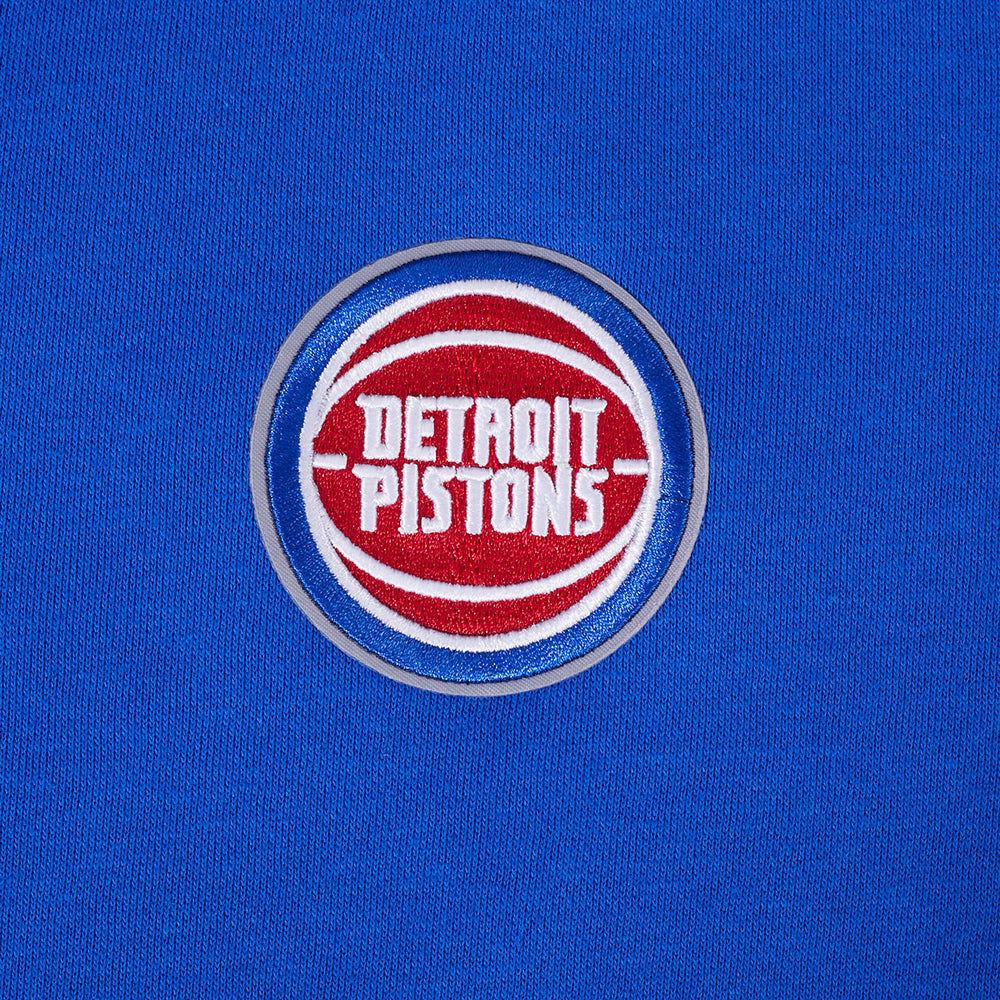 NBA DETROIT PISTONS CLASSIC ICON WOMEN'S SWEATSHIRT (ROYAL BLUE)