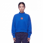 NBA DETROIT PISTONS CLASSIC ICON WOMEN'S SWEATSHIRT (ROYAL BLUE)