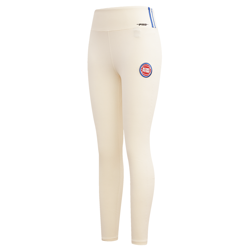 NBA DETROIT PISTONS RETRO CLASSIC WOMEN'S JERSEY LEGGING (EGGSHELL)