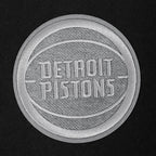 NBA DETROIT PISTONS REVERSE FRENCH TERRY WOMEN'S WOOL VARSITY JACKET (BLACK/GRAY/EGGSHELL)