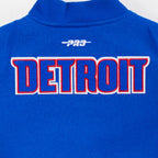 NBA DETROIT PISTONS CLASSIC BLOUSON COLLÉGIAL EN LAINE POUR GARÇON ENFANT (BLEU ROYAL/BLANC)