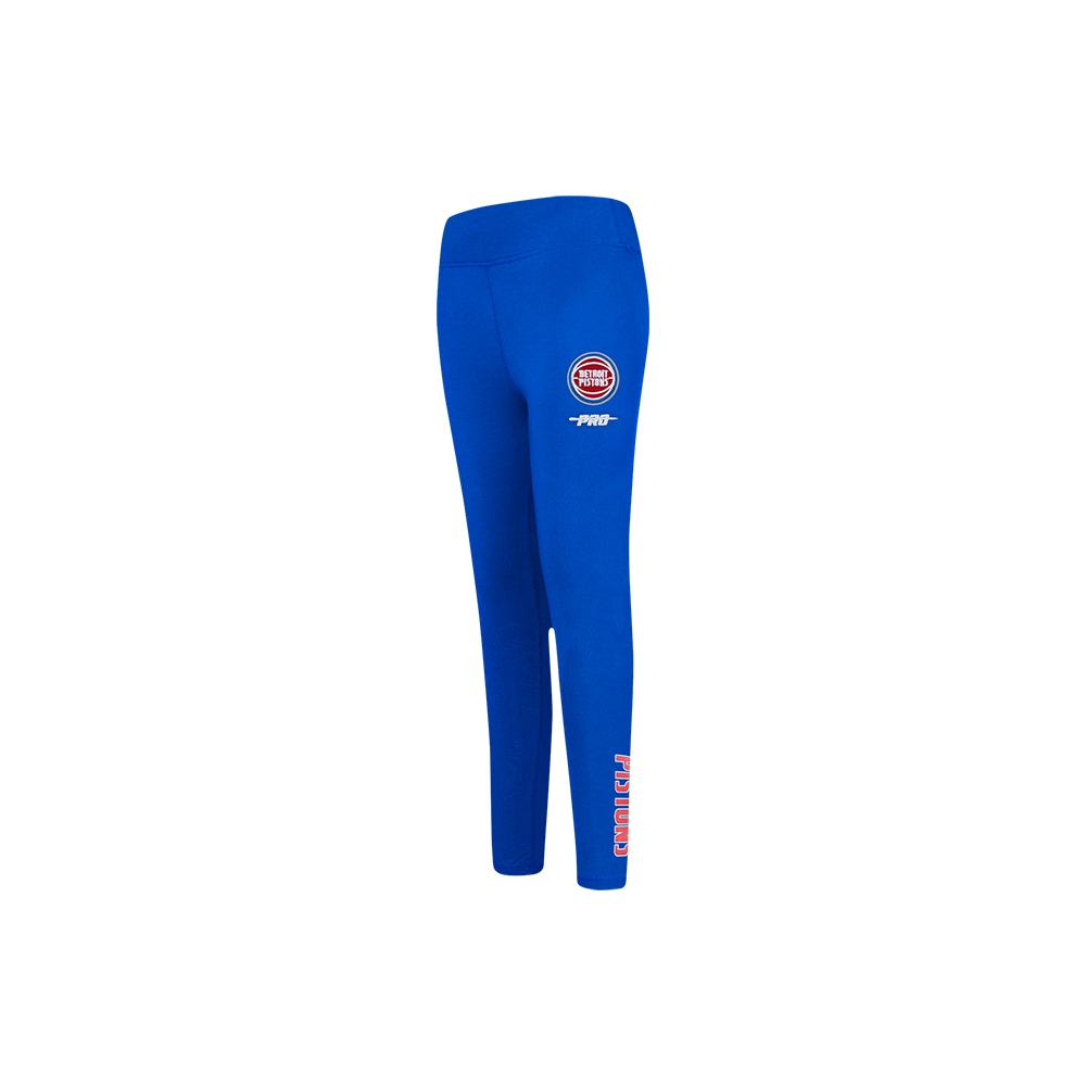 NBA DETROIT PISTONS CLASSIC LITTLE GIRL'S LEGGING (ROYAL BLUE)