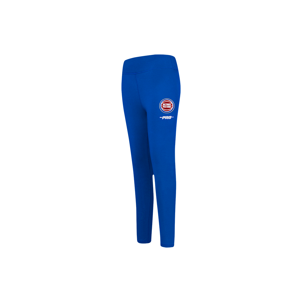 NBA DETROIT PISTONS RETRO CLASSIC LEGGING POUR FILLE ENFANT (BLEU ROYAL)