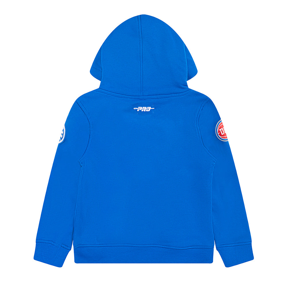 NBA DETROIT PISTONS CLASSIC TODDLER BOYS FLEECE PULLOVER HOODIE (ROYAL BLUE)