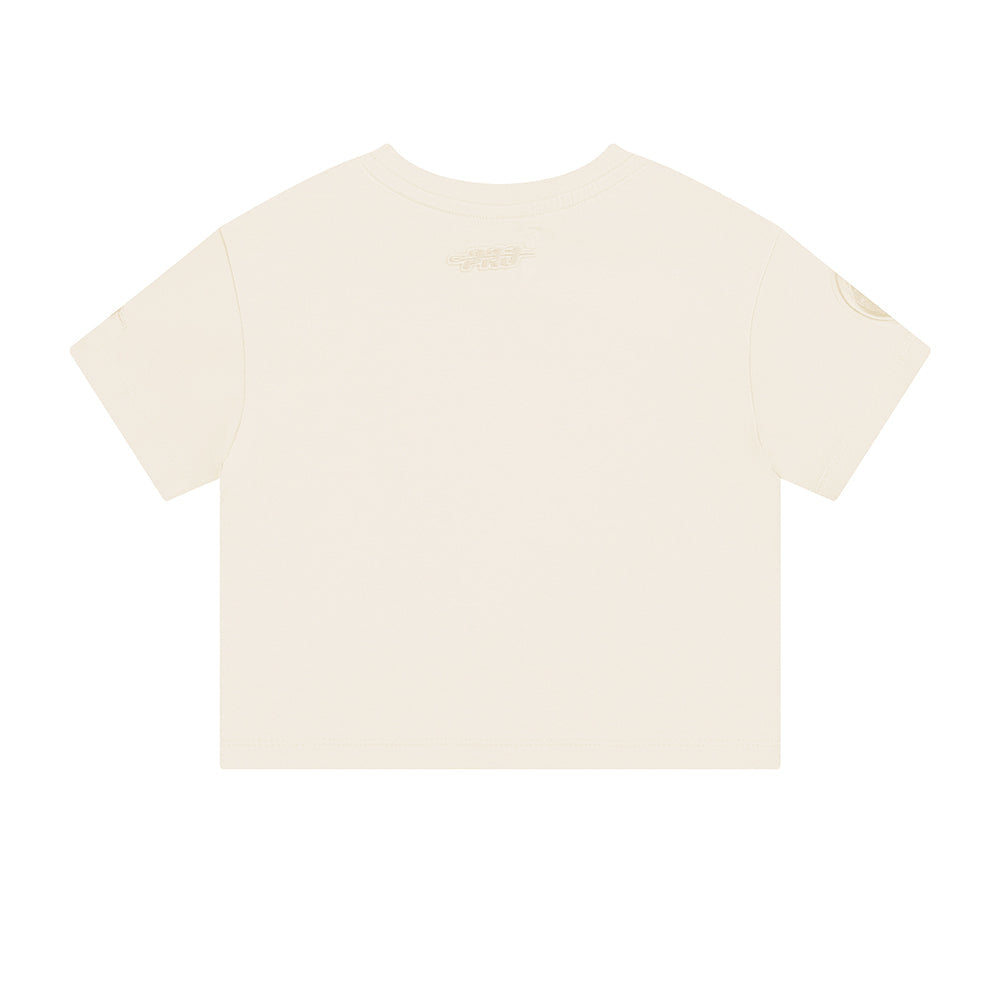 NBA DETROIT PISTONS NEUTRAL TODDLER GIRLS SHORT SLEEVE BOXY TEE (EGGSHELL)