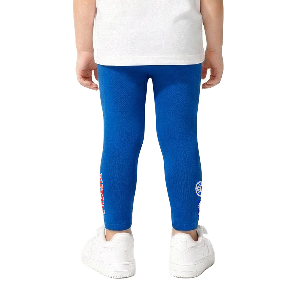 NBA DETROIT PISTONS CLASSIC TODDLER GIRL'S LEGGING (ROYAL BLUE)