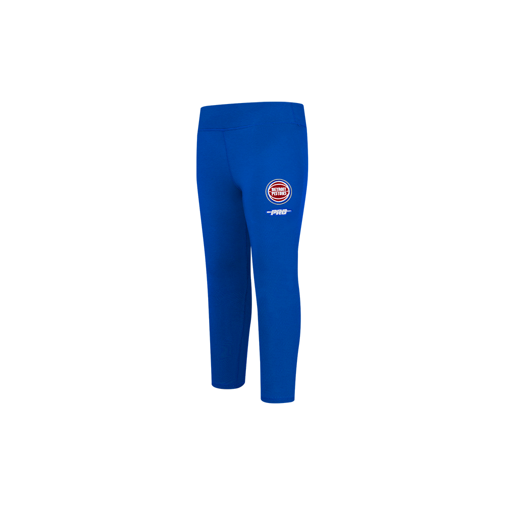 NBA DETROIT PISTONS RETRO CLASSIC TODDLER GIRL'S LEGGING (ROYAL BLUE)